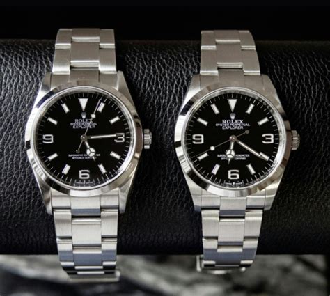 rolex explorer 11427|rolex 114270 vs 124270.